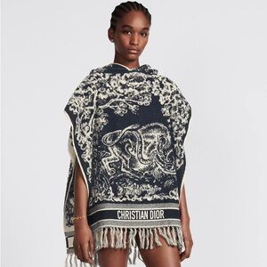 Dior Oblique Relaxed Poncho